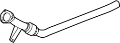 View Exhaust Intermediate Pipe. (Front) Full-Sized Product Image 1 of 2