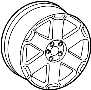 View Wheel, alloy.  Full-Sized Product Image