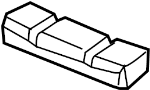 View Seat Cushion Pad (Front) Full-Sized Product Image 1 of 2
