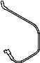 8E5827531D Deck Lid Release Cable