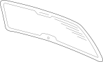 View Liftgate Glass (Rear) Full-Sized Product Image 1 of 2