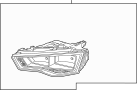 View HEADLIGHT ASSEMBLY.  Full-Sized Product Image 1 of 2