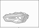 View Headlight Assembly Full-Sized Product Image 1 of 2