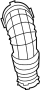 View Engine Air Intake Hose Full-Sized Product Image
