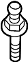 View Engine Cover Stud (Rear) Full-Sized Product Image