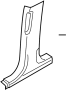 View Door Pillar Post Trim Set (Lower) Full-Sized Product Image