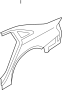 Image of Quarter Panel (Upper) image for your 2017 Audi A4 2.0L FLEX M/T Quattro Premium Sedan 
