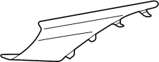 View Interior Quarter Panel Trim Panel (Front, Upper) Full-Sized Product Image 1 of 1