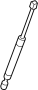 Image of Trunk Lid Lift Support image for your Audi A4 2.0L FLEX M/T Quattro Premium Sedan