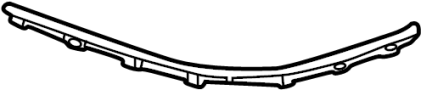 51118226555 Bumper Trim (Left, Lower)