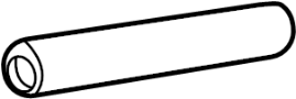11531736831 Engine Coolant Pipe