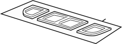 Seal. Evaporator. Case. A/C Evaporator Core Seal.