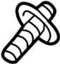 7149890645 Bolt. Shaft. (Upper, Lower)
