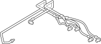 61608364209 Windshield Washer Hose