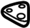 51168169243 Cover. Bearing. Visor. Sun. (Left)