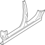 Body B-Pillar and Rocker Panel (Left, Lower)