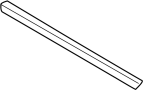 51422695579 Door Trim Molding (Rear, Upper)