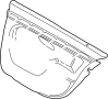 Door Interior Trim Panel (Rear)