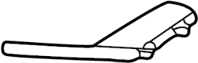 41218208298 Quarter Panel Reinforcement Bracket (Front, Lower)