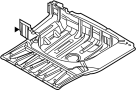 Floor Pan (Rear, Lower)