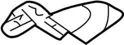 Seat Belt Anchor Plate Cover (Left)
