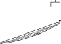 61627074477 Back Glass Wiper Blade (Rear)