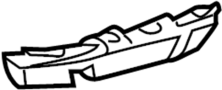 Bumper Cover Support Rail (Front, Upper)
