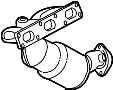 18407545307 Catalytic Converter with Integrated Exhaust Manifold