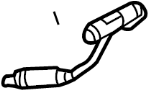 11787539125 Oxygen Sensor (Rear, Lower)