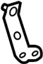 Power Steering Pressure Line Bracket