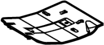 52108248217 Pad. Support. (Front, Upper, Lower)