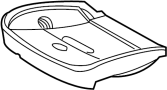 52107065825 Seat Cushion Pad (Front, Lower)