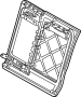 52207058587 Seat Back Frame (Left, Upper)