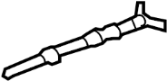 54137000495 Sunroof Drain Hose (Front)