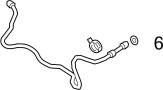 64219174341 Coolant hose clamp. Inlet hose clamp.