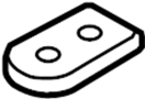 Flange. Conditioning. Air. Grommet. Expansion. A bracket for a a/c.