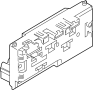 61149252815 Relay. Fuse. Box. (Front)