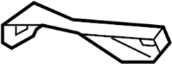 22116788039 Support. Mount. Engine. Bracket. Brace. plate.