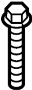 31106770256 Bolt. Gear. (Front)