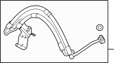 32416797192 Hose. Pressure. Steering. Power. Line. (Upper, Lower)