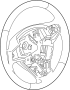 32336790886 Steering Wheel