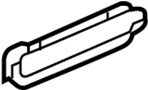 51317288462 Glass. Stop. (Upper, Lower)