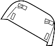 Seat Back Panel (Rear, Upper)