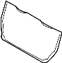 Seat Back Cushion Cover (Rear, Upper)