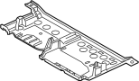 52107267730 Carrier plate. Support frame. (Right)