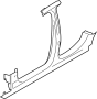 Body B-Pillar and Rocker Panel (Right, Lower)