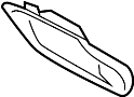 Interior Door Handle Trim (Right)
