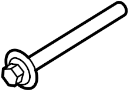Bolt. Mount. Hex. (Front, Rear). A threaded rod with a.