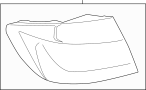 63217203232 Tail Light Assembly (Rear)