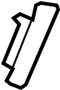 51117211095 Bracket. (Left, Upper)